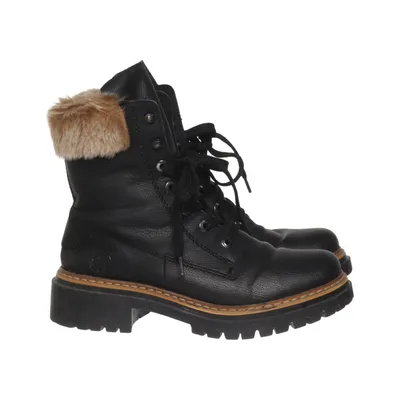 Bottes à lacets (Noir) de Rieker Cuir