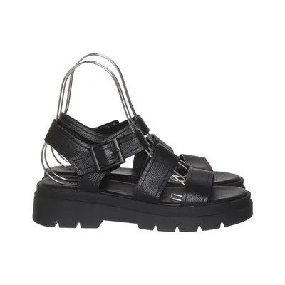Sandalen (Zwart) van Catwalk Leer