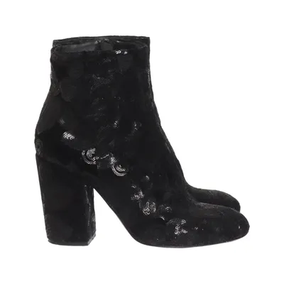 Heeled boots (Black) from Strategia Leather