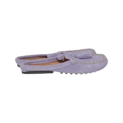 Mules (Violet) de Atlanta Mocassin Cuir