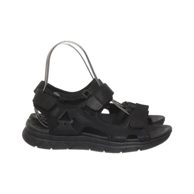 Sandales (Noir) de Lejon Cuir