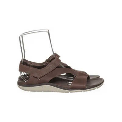 Sandalen (Bruin) van Merrell Leer, Imitatieleer