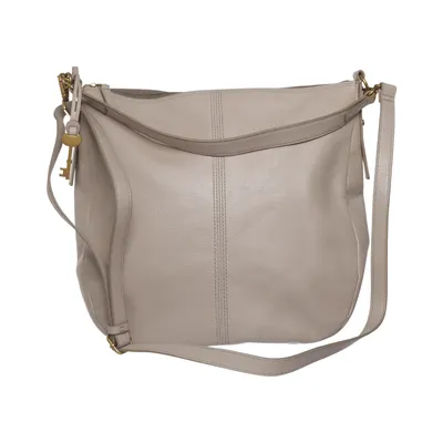 Shoulder-bag (Gray) from Fossil Leather