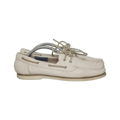 Boat shoes (White) from Rockport Leather