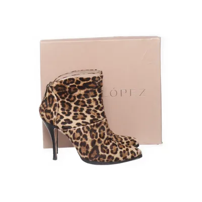 Heeled boots (Brown) from Pura Lopez Leather