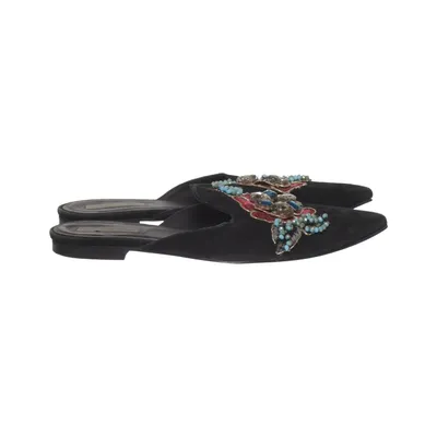 Slip-ins (Black, Multicolored) from Tosca Blu Leather