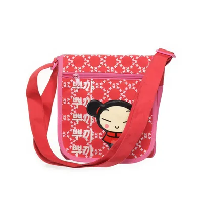 Axelremsväska (Röd, Rosa) från Pucca