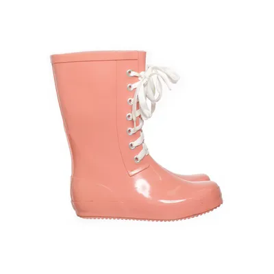 Rubber boots (Pink) from DinSko Faux leather