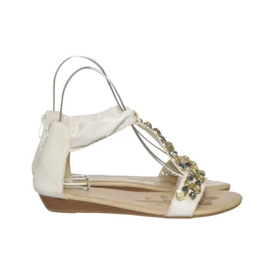 Chaussures de marche (Blanc, Beige, Bleu) de Super Mode