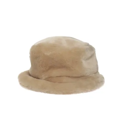 Cloche hoed (Beige) van Marks & Spencer Polyester, Acetaat