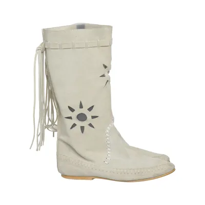 Moccasins (Beige) from Felmini Leather