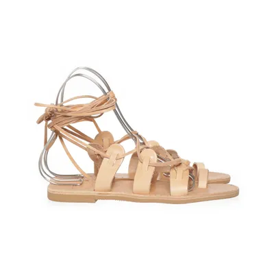 Gladiator-Sandalen (Beige)