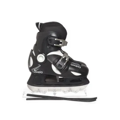 Ice skates (Black, White) from Oxelo