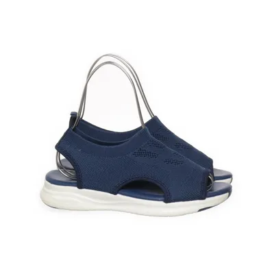 Sandals (Blue, White)