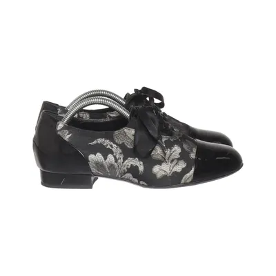 Oxford schoenen (Zwart, Zilver) van Frövi Leer
