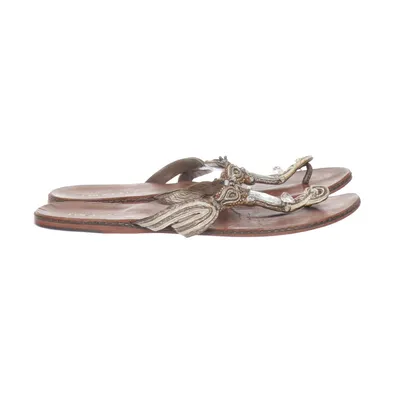 Teenslippers (Bruin) van Lola Cruz Leer