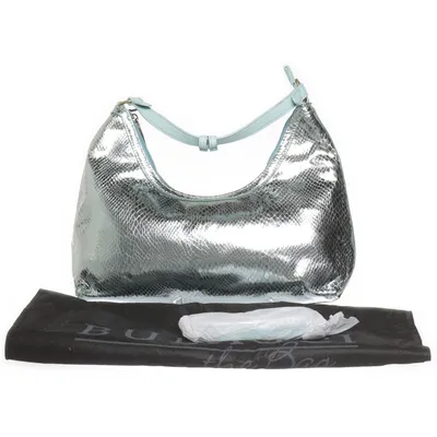 Axelremsväska (Silverfärgad, Blå) från Bulaggi Polyester, Polyuretan