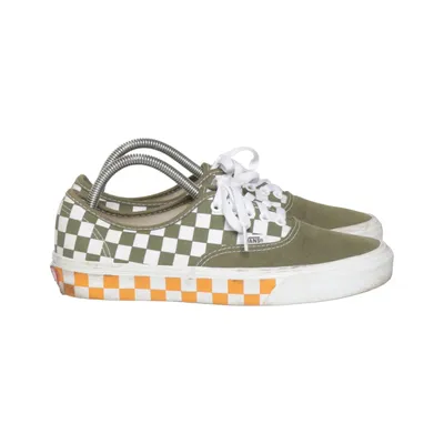 Chaussures en toile (Vert, Blanc, Orange) de Vans Coton, Polyuréthane