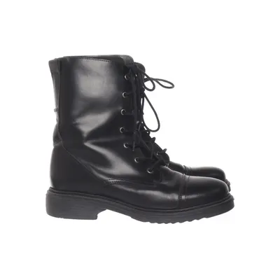 Laced boots (Black) from Nelson Leather