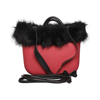Handbag (Red, Black) from O Bag