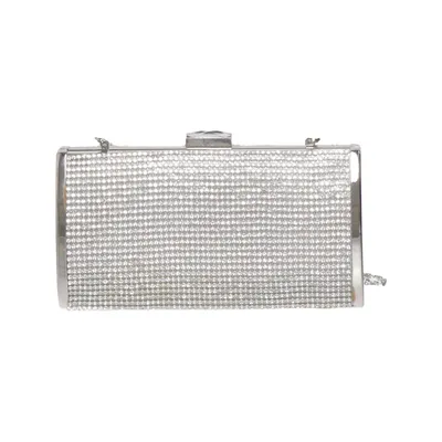 Clutch bag (Silver) from Forever New Polyester