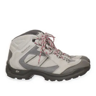 Hiking boots (FORCLAZ 50 L LUNAR GREY) from Essensole Polyester