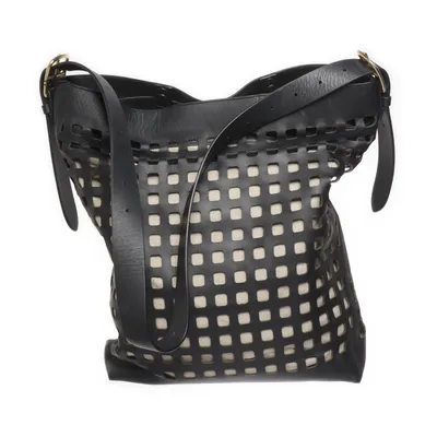 Axelremsväska (Svart, Beige) från Diane von Furstenberg