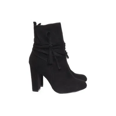 Heeled boots (Black) from JustFab