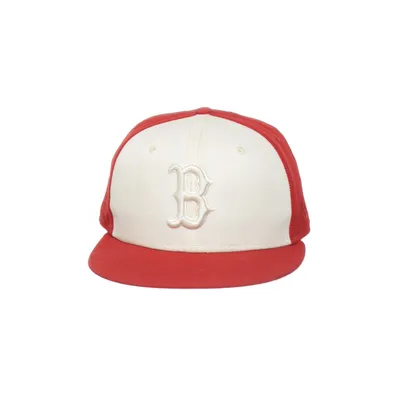 Baseballkeps (Röd, Vit) från New Era Polyester