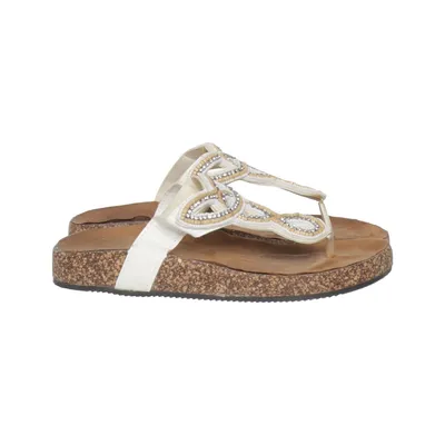 Teenslippers (Wit, Bruin) van Bellucci