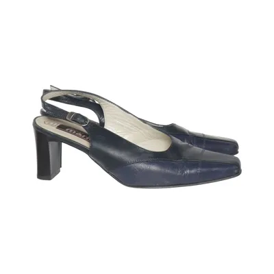 Escarpins (Bleu) de Sköna Marie Cuir