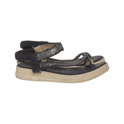Sandales (Noir, Beige)