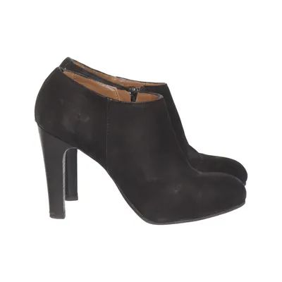 Heeled boots (Black) from Progetto Leather