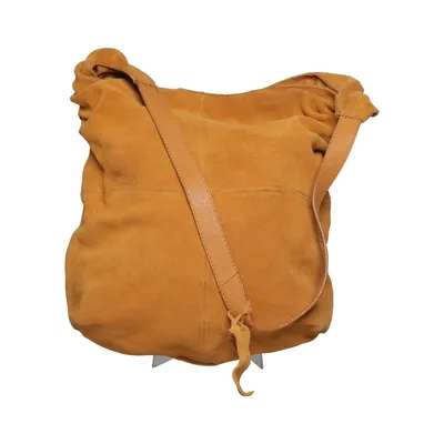 Schoudertas (Bruin) van Mint & Berry Katoen, Leer