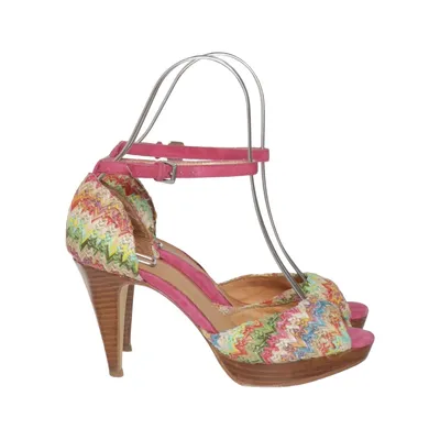Sandales à talons hauts (Rose, Multicolore) de Bianco Cuir