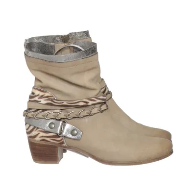 Stövletter (Beige, Flerfärgad) från Mjus Skinn