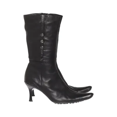 Heeled boots (Black) from AirStep Leather