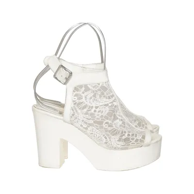 Sandales à talons hauts (Blanc) de Vox