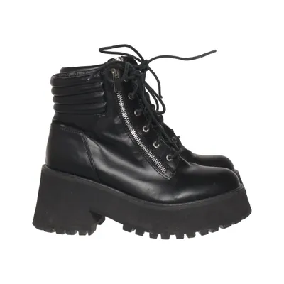 Bottes à lacets (Noir) de Tata Italia Cuir