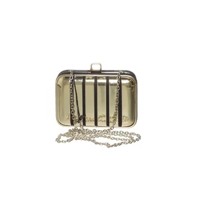 Clutch bag (Gold, Black) from Aldo Polyester