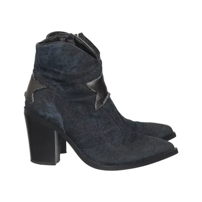 Bottes à talons (Bleu) de Marquiiz