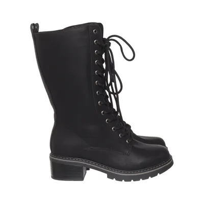 Bottes à lacets (Noir) de So All