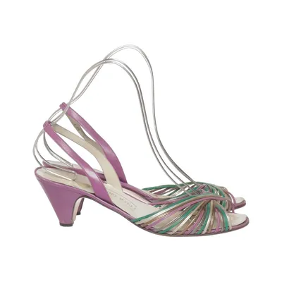 Sandales à talons hauts (Violet, Multicolore) de Bruno Magli Cuir