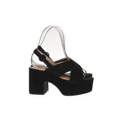 High heel sandals (Black) from Weide