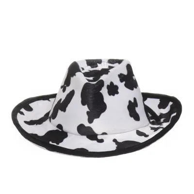 Chapeau de cowboy (Blanc, Noir)