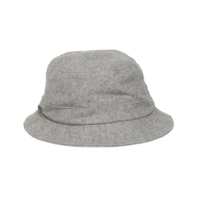 Bucket hut (Grau) von Seeberger Polyester, Wolle