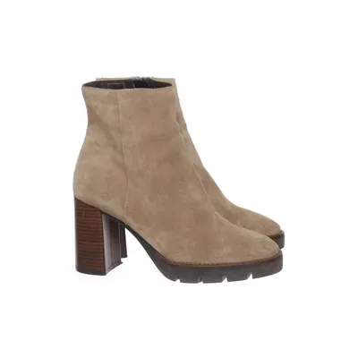 Bottes à talons (Beige) de Manfield