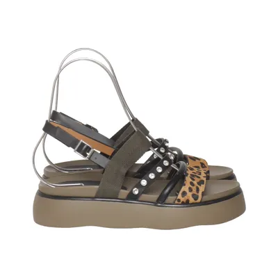 Sandals (Beige, Black, Multicolored) from CafèNoir