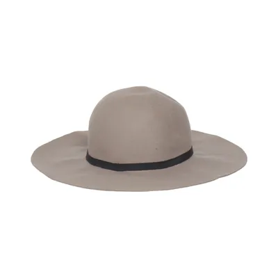 Felt hat (Beige) from Monki Wool