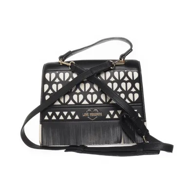 Handtasche (Schwarz, Weiß) von Love Moschino